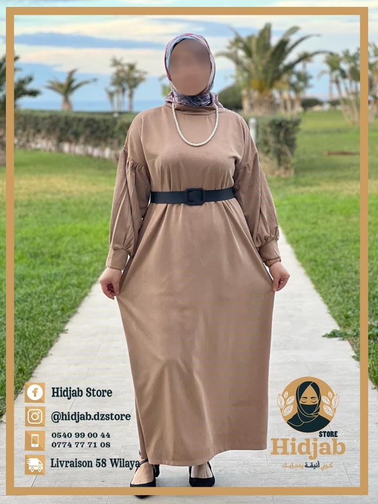 روب حجاب شتوي باج - Hidjab Store
